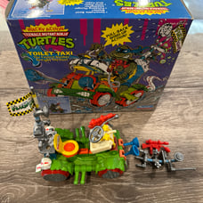1990 Teenage Mutant Ninja Turtles Toilet Taxi by Playmates