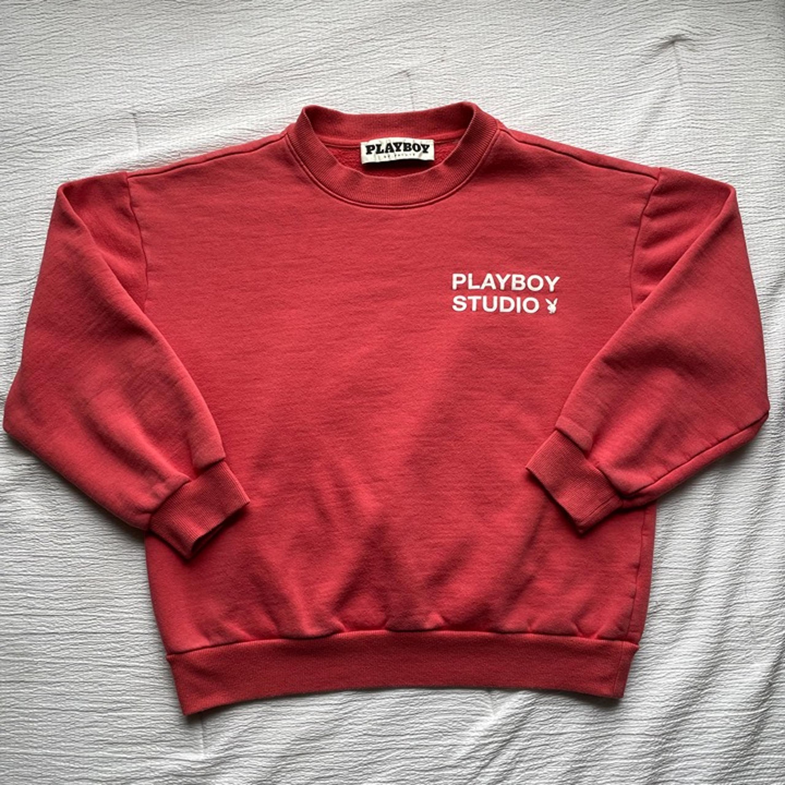 Playboy Studios by PacSun Rose Pink Womens Crewneck Sweater Size Large