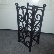 3 Bottle Wine Rack Metal.