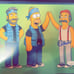 Cheech and Chong Dual signed 8x10 The Simpsons JSA Certified