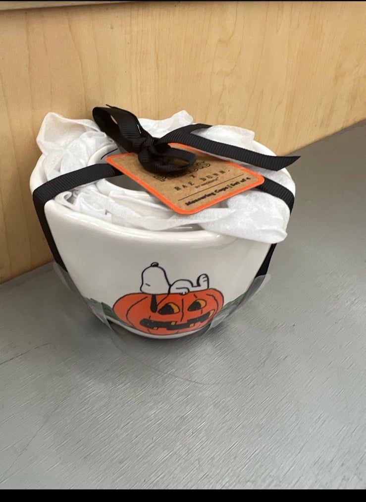 Rae Dunn Halloween Peanuts Pumpkin Measuring Cups