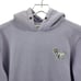 Goat USA Pullover Hoodie Sweatshirt Womens Small Lavender Purple Embroidered