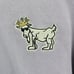 Goat USA Pullover Hoodie Sweatshirt Womens Small Lavender Purple Embroidered