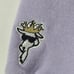 Goat USA Pullover Hoodie Sweatshirt Womens Small Lavender Purple Embroidered