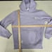 Goat USA Pullover Hoodie Sweatshirt Womens Small Lavender Purple Embroidered