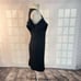 Elliatt apparition black off the shoulder pencil midi dress size medium