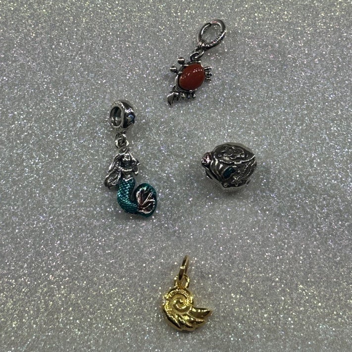 The little mermaid charms 925 sliver new lot set !