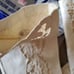 Vintage 1920s Long Leather Boho Crochet Lace Cut-Out Gloves XS
