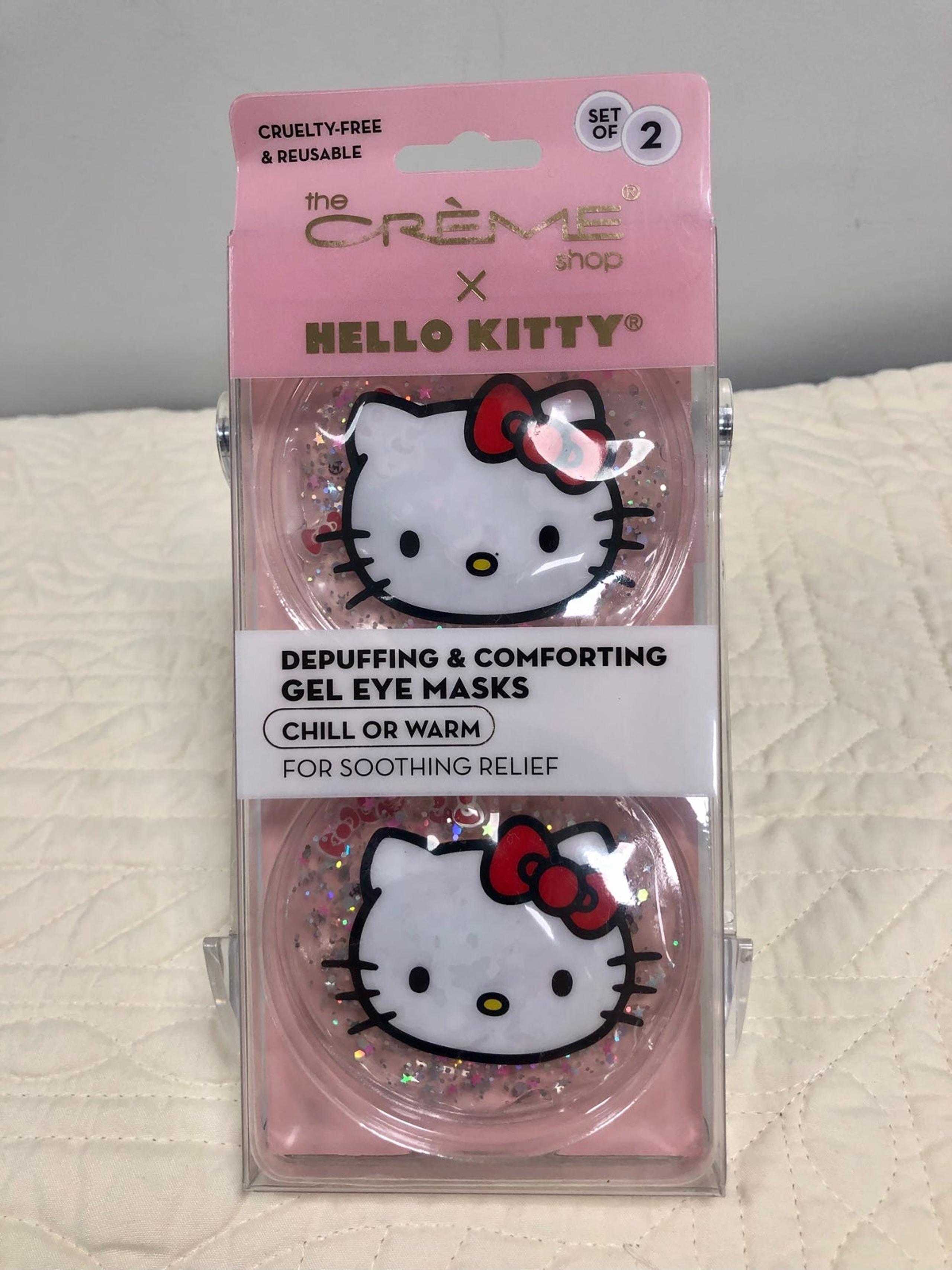 The Creme Ship Hello Kitty Gel Eye Masks-New