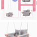 Canvas baby swing