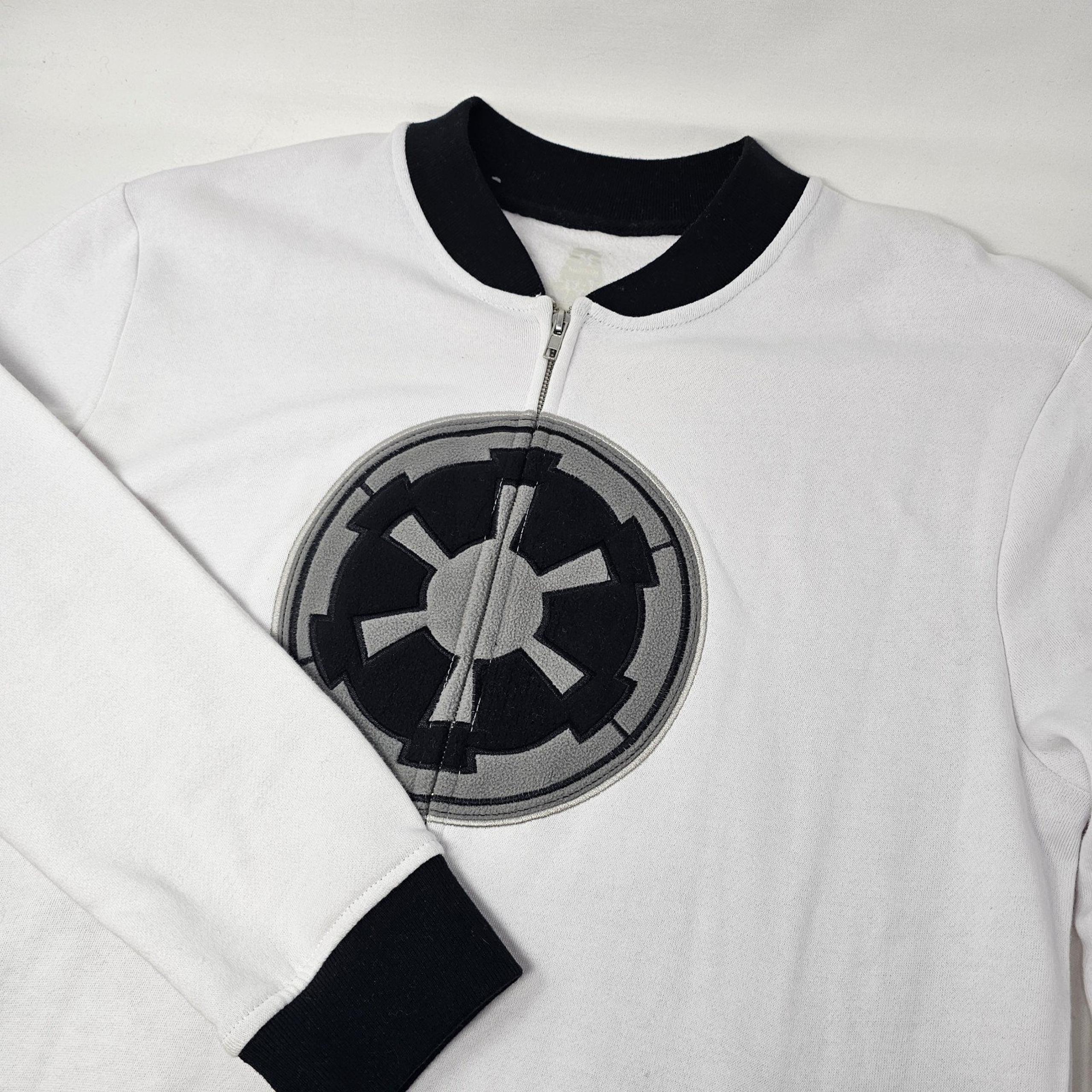 Star Wars Galactic Empire Medium Full Zip Fleece Jacket Sweatshirt Disney Parks.
