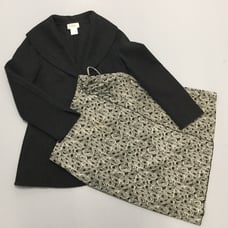 DKNY Wrap Skirt & Talbots Wool Sweater
