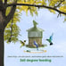 Outdoors Hanging Metal Bird Feeder: Digipettor 4 lbs Large Capacity Mesh Squirre