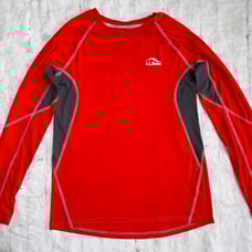 NWOT Men’s Small Reg LL Bean LS Running Cycling Performance Shirt