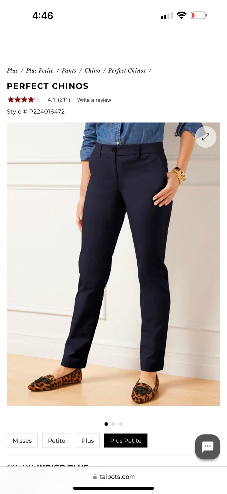 The perfect Chino Talbots Dress Pants