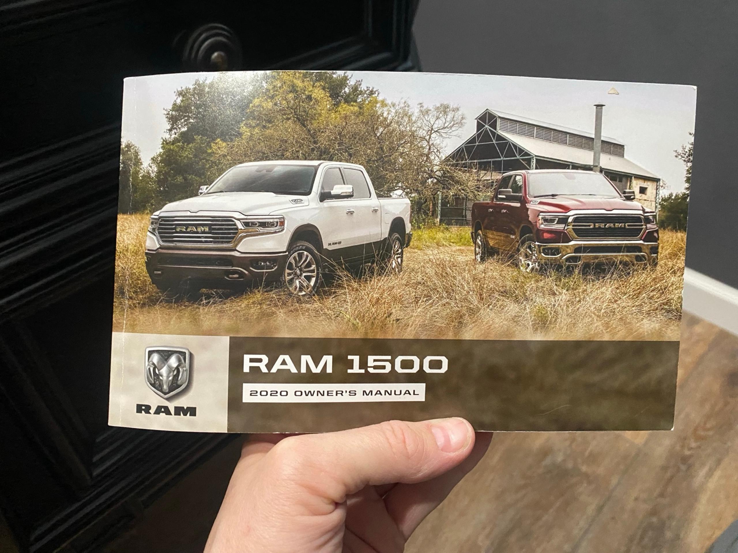 Ram 1500 2020 Owners Manual GUC