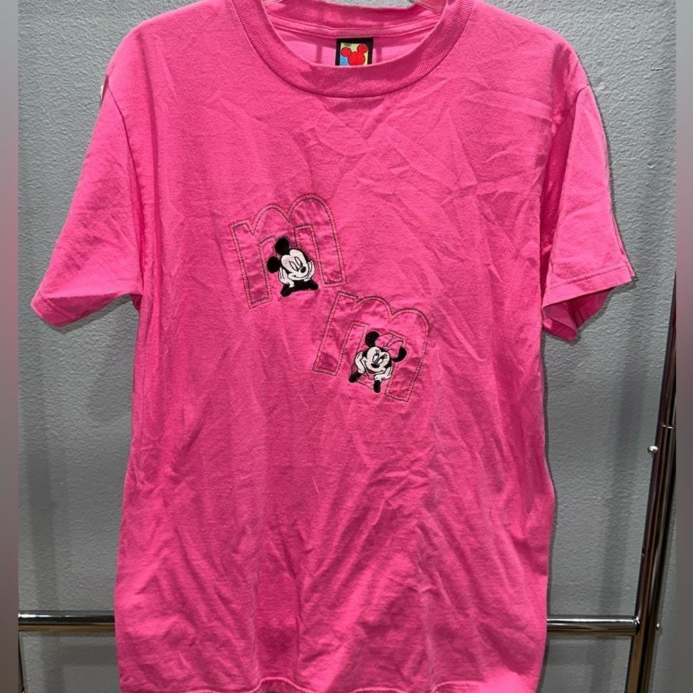 Vintage Mickey & Minnie Disney shirt brazos sportswear woman size Medium