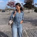 ZARA BLOGGER FAVORITE TRF LONG DENIM JUMPSUIT
