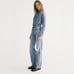 ZARA BLOGGER FAVORITE TRF LONG DENIM JUMPSUIT