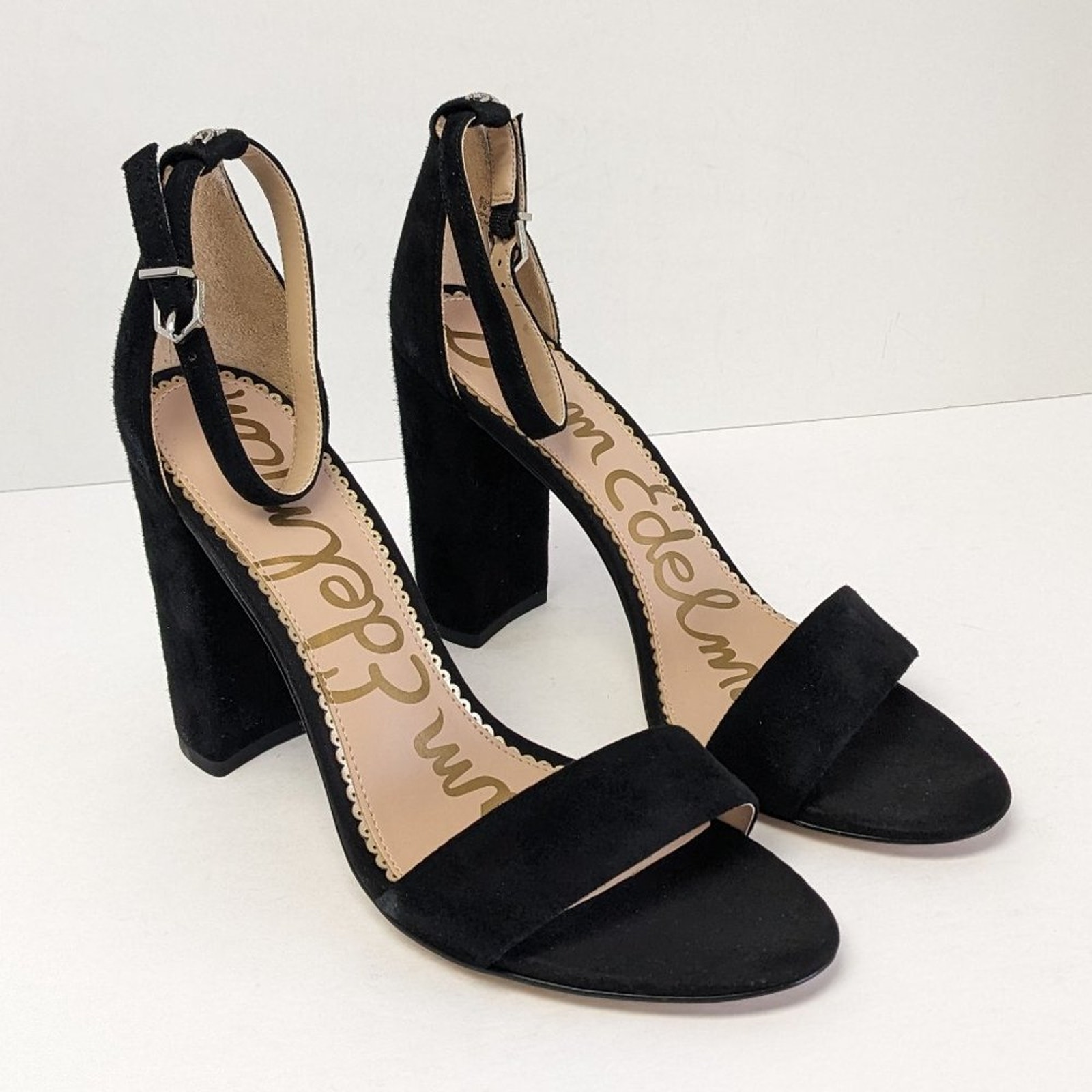 Sam Edelman Yaro Dress Sandals, Black, Women's 9.5 M