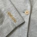 Lauren Ralph Lauren 16W Wool-Angora Herringbone Blazer | Green & Ivory, Spring