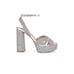 Steve Madden 'Laurel' Silver Sandal Size 8