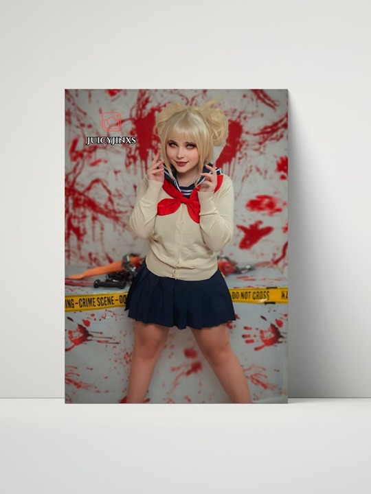 My Hero Academia Himiko Toga Metal Print - Cosplayer: JuicyJinxs