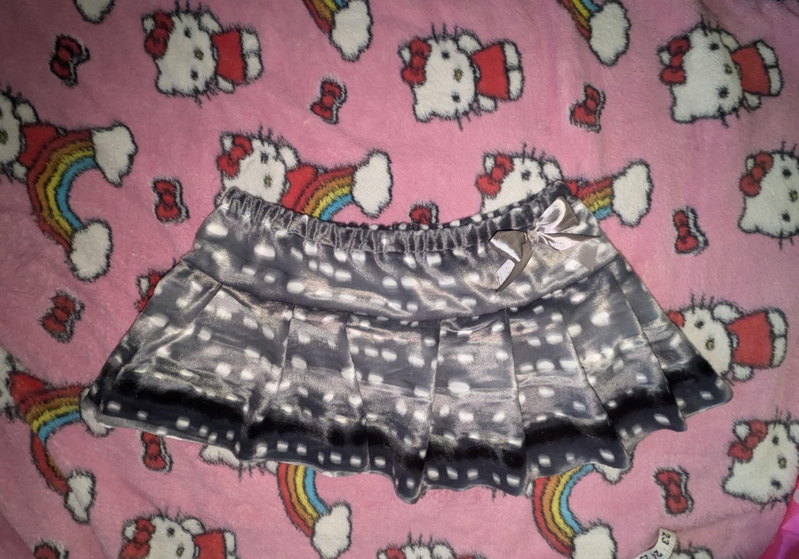 Fawn print pleated shirt