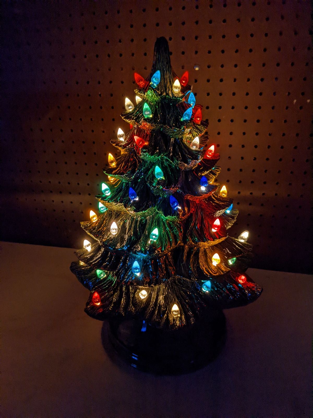 Vintage Duncan 18 Large Ceramic Christmas Tree 1987