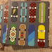 Staples graffiti 3 Ring Binder 1 “ round Rings 4 pk & skateboard binder 3pk