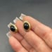 Earrings 14k W/ Onyx Stone Post Back 032723@