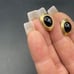 Earrings 14k W/ Onyx Stone Post Back 032723@