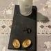 Earrings 14k W/ Onyx Stone Post Back 032723@