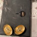 Earrings 14k W/ Onyx Stone Post Back 032723@