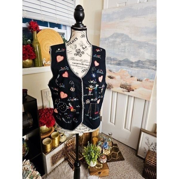 Vintage BSA Friendship Patched Embroidered Vest.