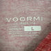 VOORMI Hoodie Womens Red Large River Run Merino Wool Light Weight Pullover