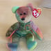 Vintage collectible Ty Original Beanie Baby Collection tie died Peace bear in or