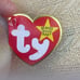Vintage collectible Ty Original Beanie Baby Collection tie died Peace bear in or