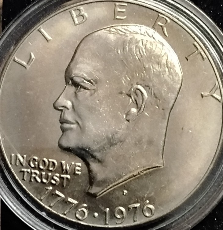 1976 D Bicentennial Ike Dollar Type 1 Toner Choice BU #3534