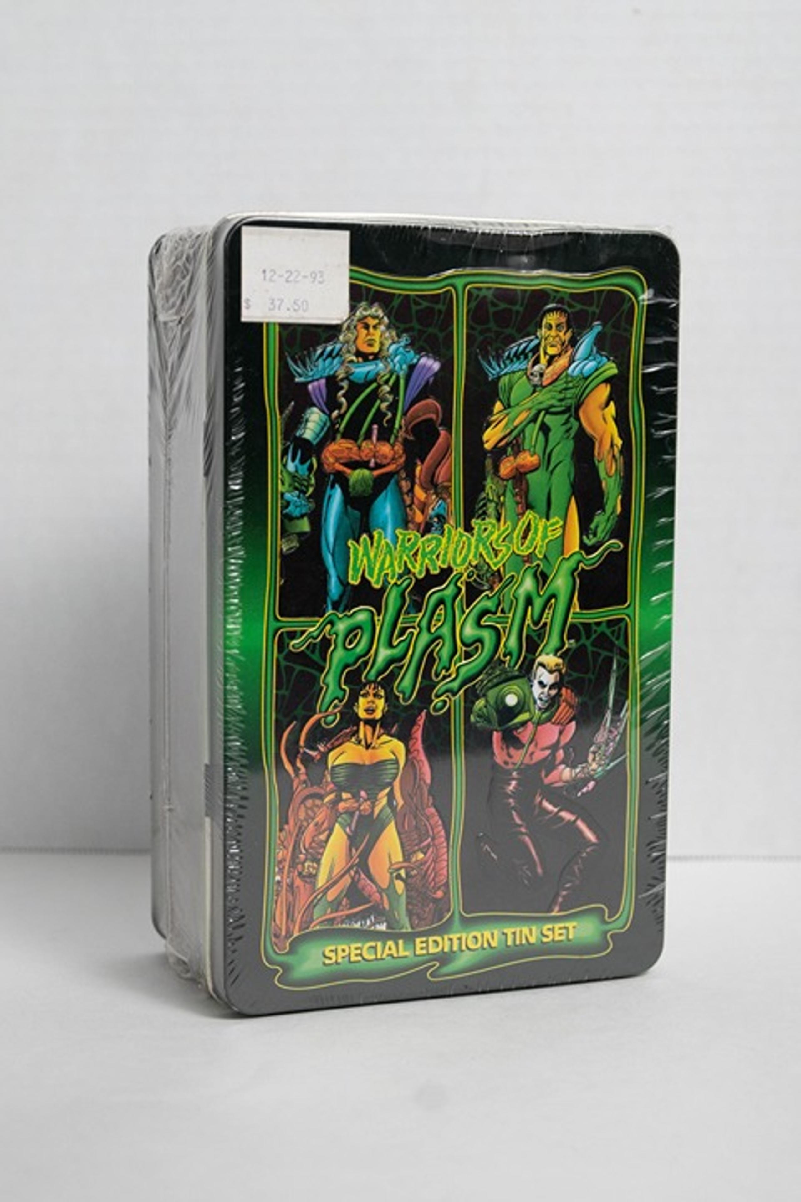 WARRIORS OF PLASM Special Edition Tin Set Factory SEALED 1993 1:25,000 Official