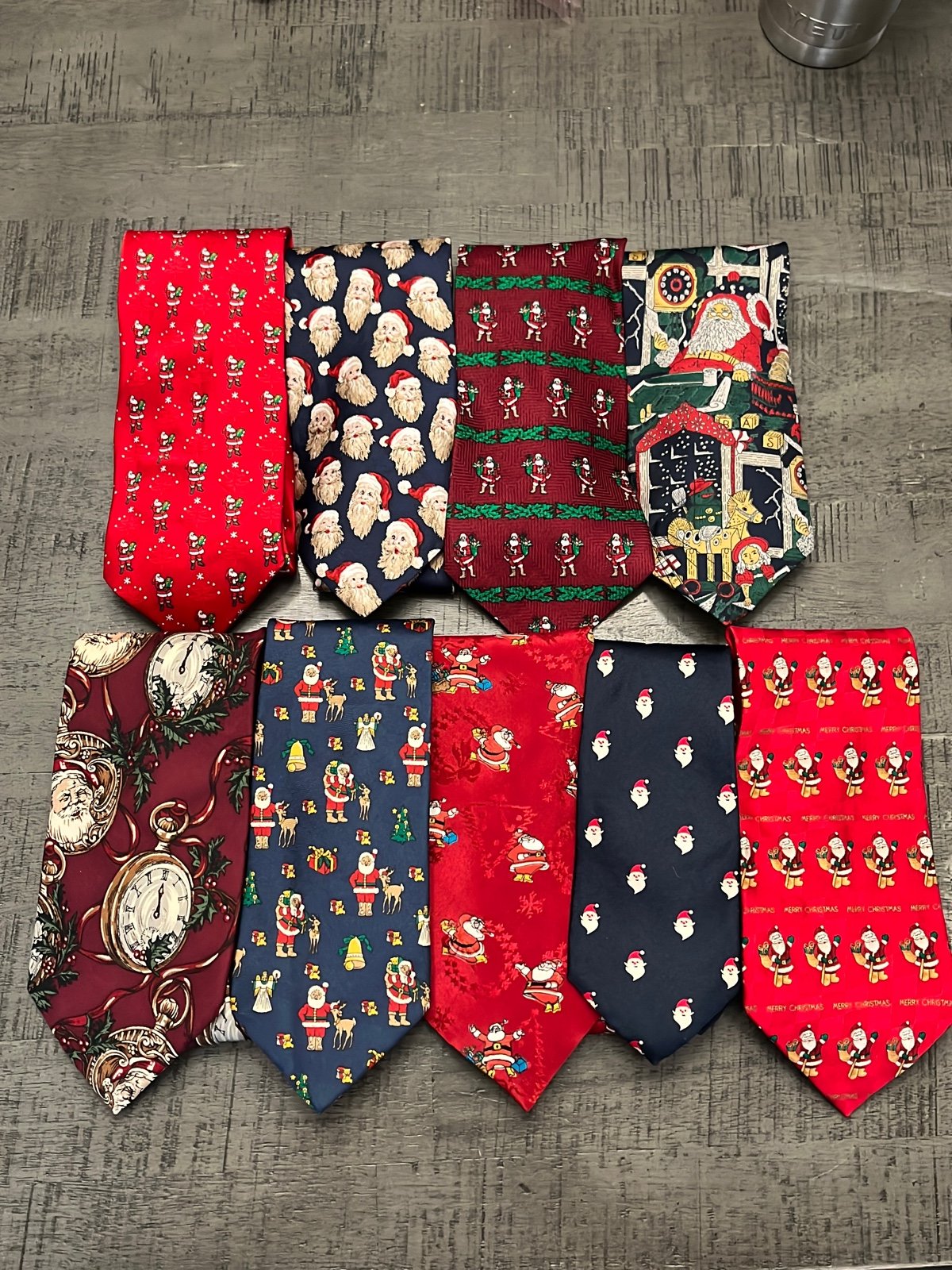 Ties men’s Christmas Santa Claus collection