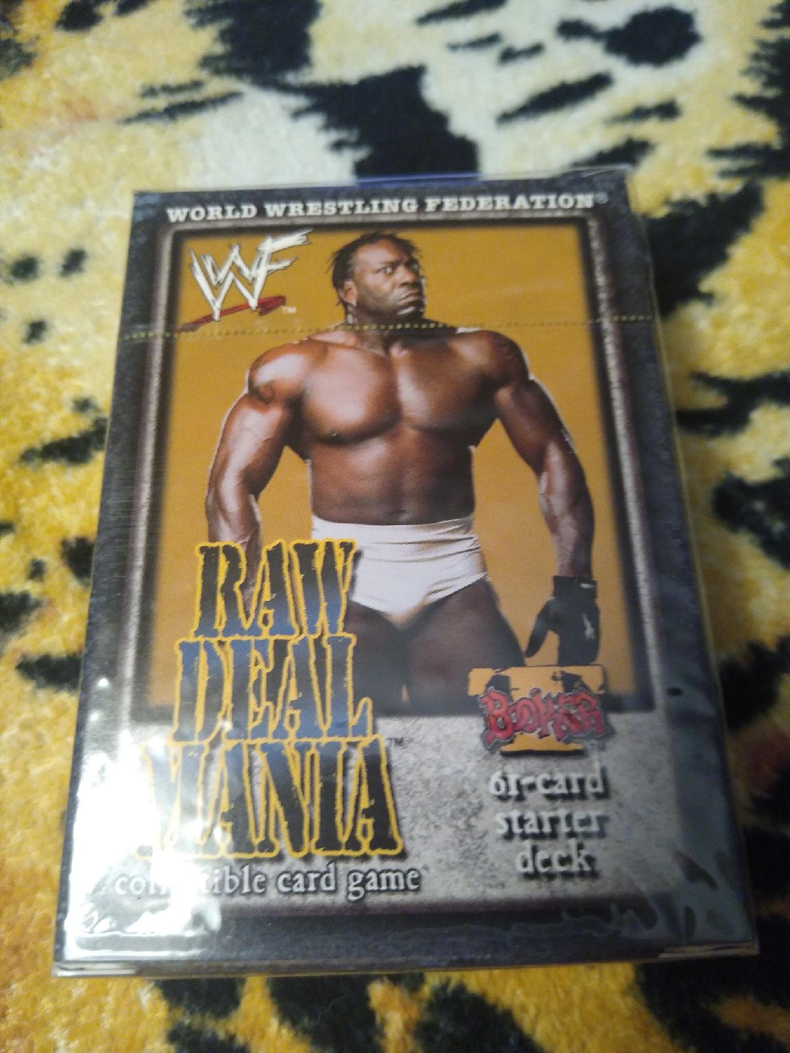 WWE wwf raw deal booker t starter deck n