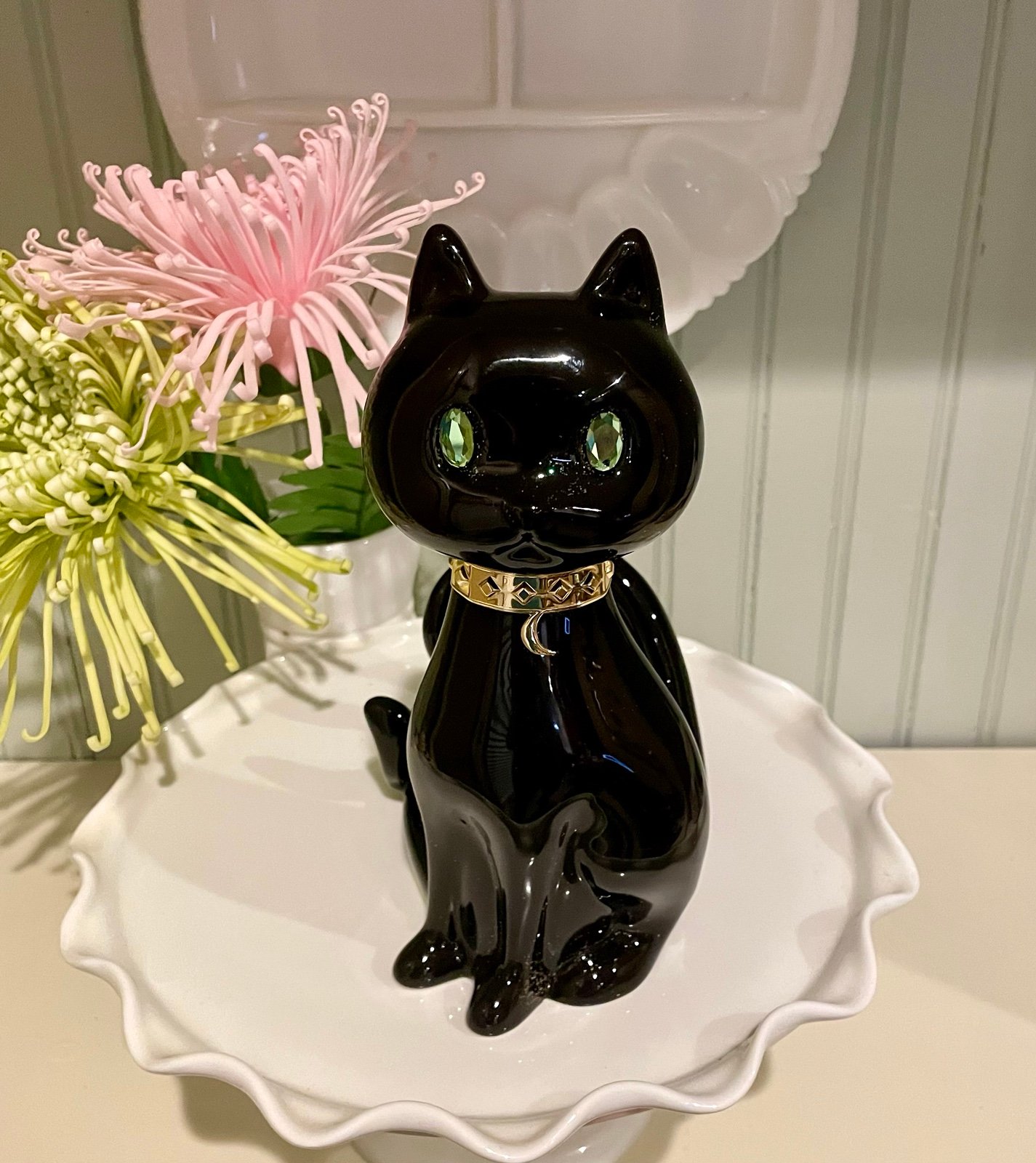 Bath and Bodyworks Black Cat Candle Holder