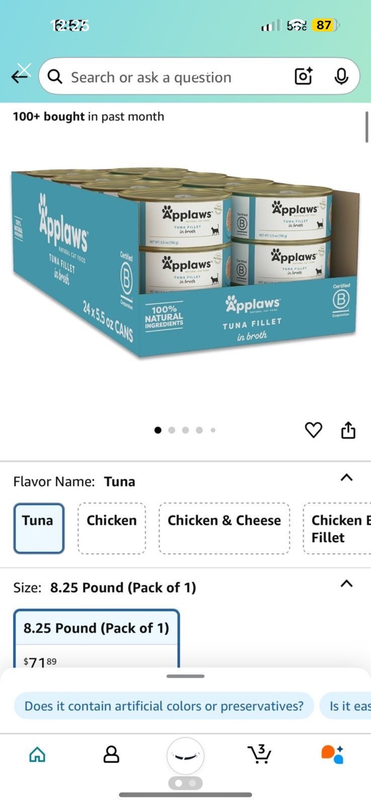 Cat food