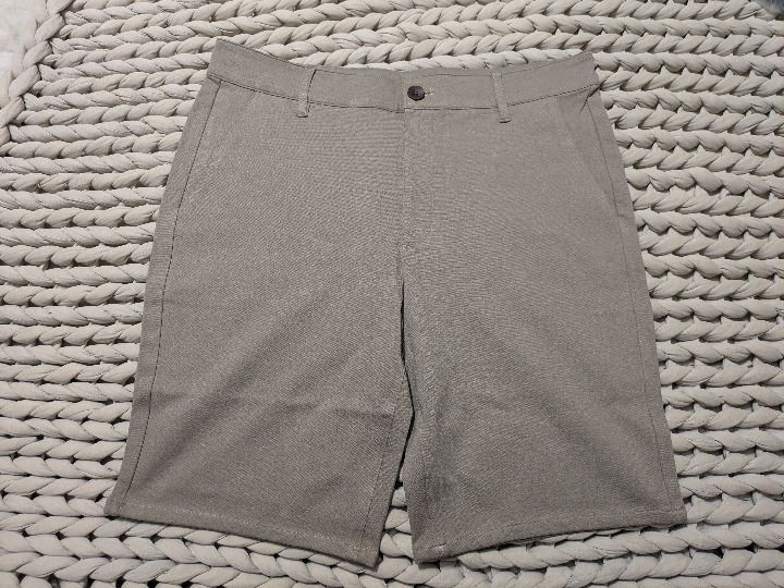 True Classic 9 Comfort Knit Chino Shorts - Khaki - 34 - New Without Tags