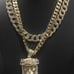 14K GOLD PLATED ICED OUT DIAMOND SIMULAT
