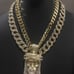 14K GOLD PLATED ICED OUT DIAMOND SIMULAT