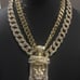 14K GOLD PLATED ICED OUT DIAMOND SIMULAT