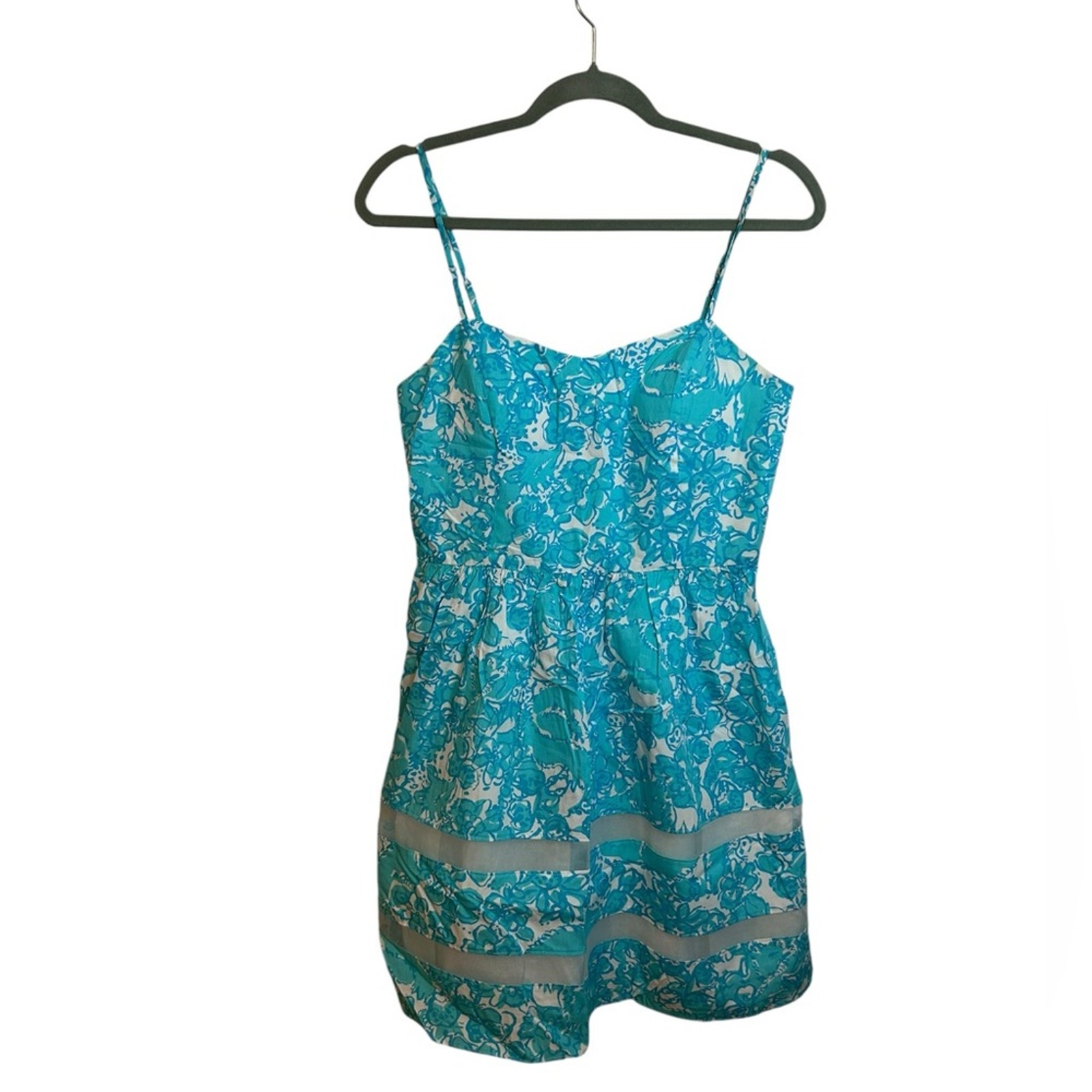 Lilly Pulitzer Shorely Blue Ollie Fit & Flare Dress