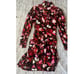 A.L.C Marcel Floral Draped Ruched Stretch Silk Dress Size 2